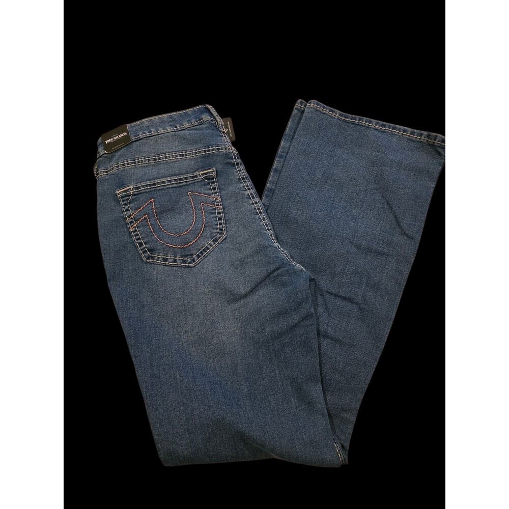 NWT True Religion Women's Jean, SIZE 32, Becca, Mid Rise, Bootcut